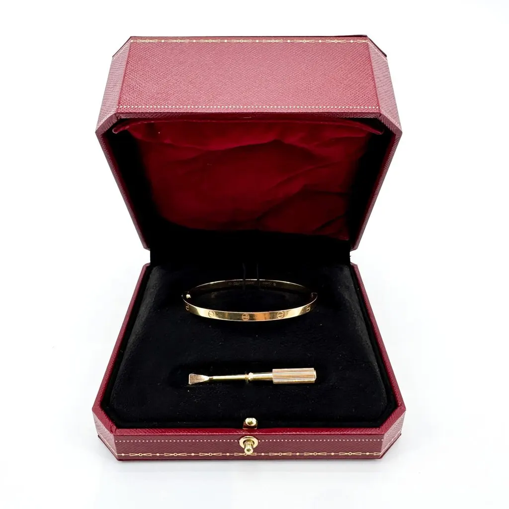 Cartier Love Bracelet Small Model Yellow Gold Gold Very good - Back View