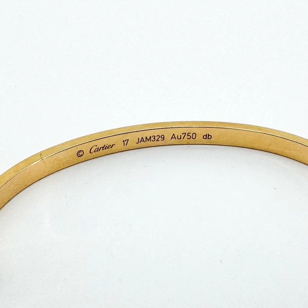 Cartier Love Bracelet Small Model Yellow Gold Gold Very good - Inside View