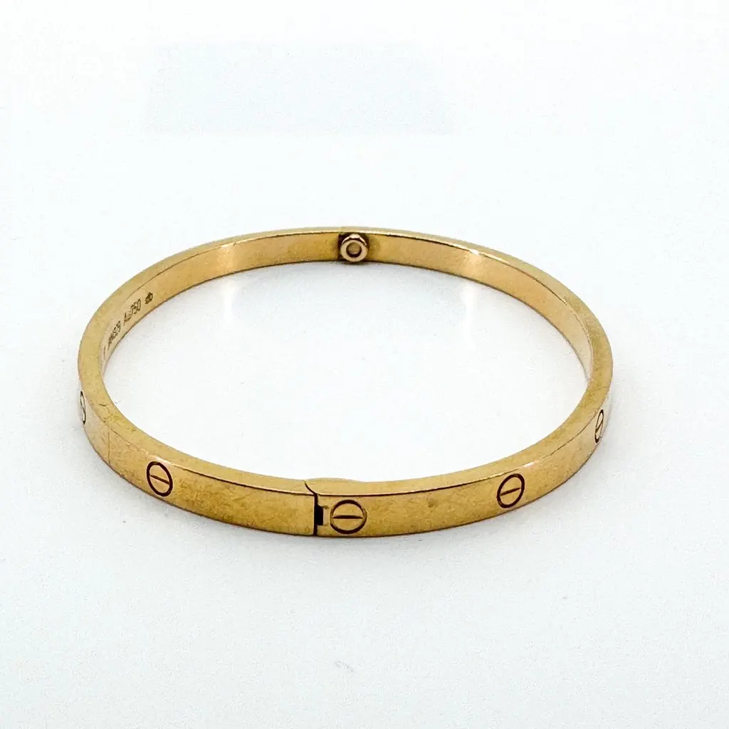 Cartier Love Bracelet Small Model Yellow Gold Gold Very good - Box View