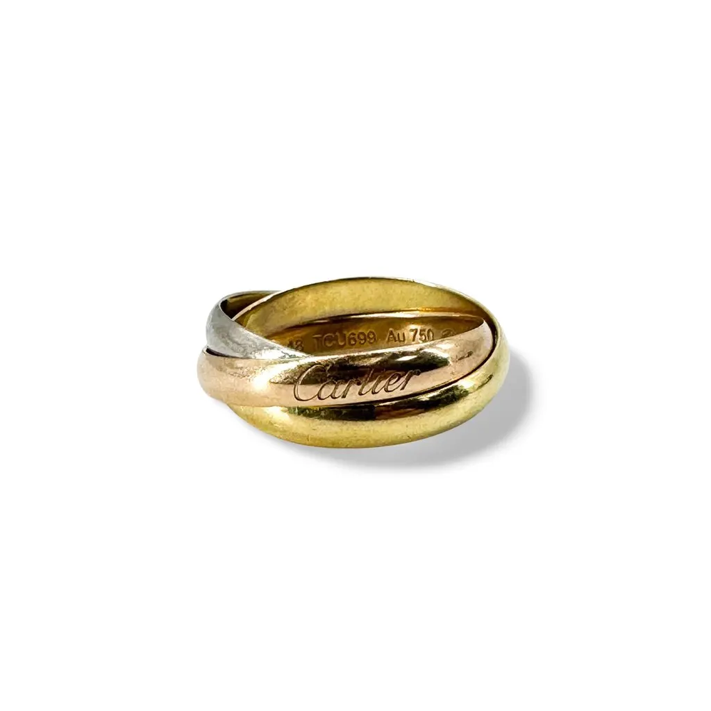 Cartier Trinity Ring Classic Gold Good - Front View