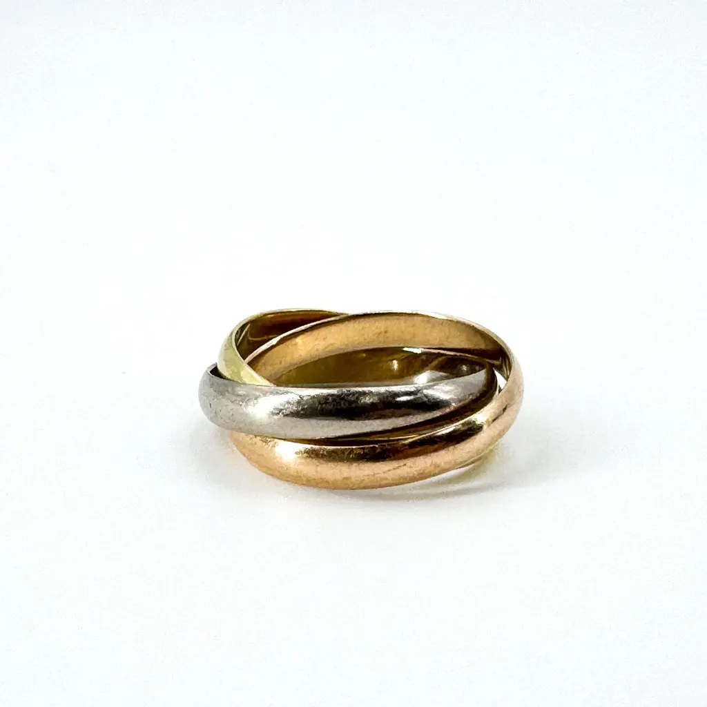 Cartier Trinity Ring Classic Gold Good - Inside View