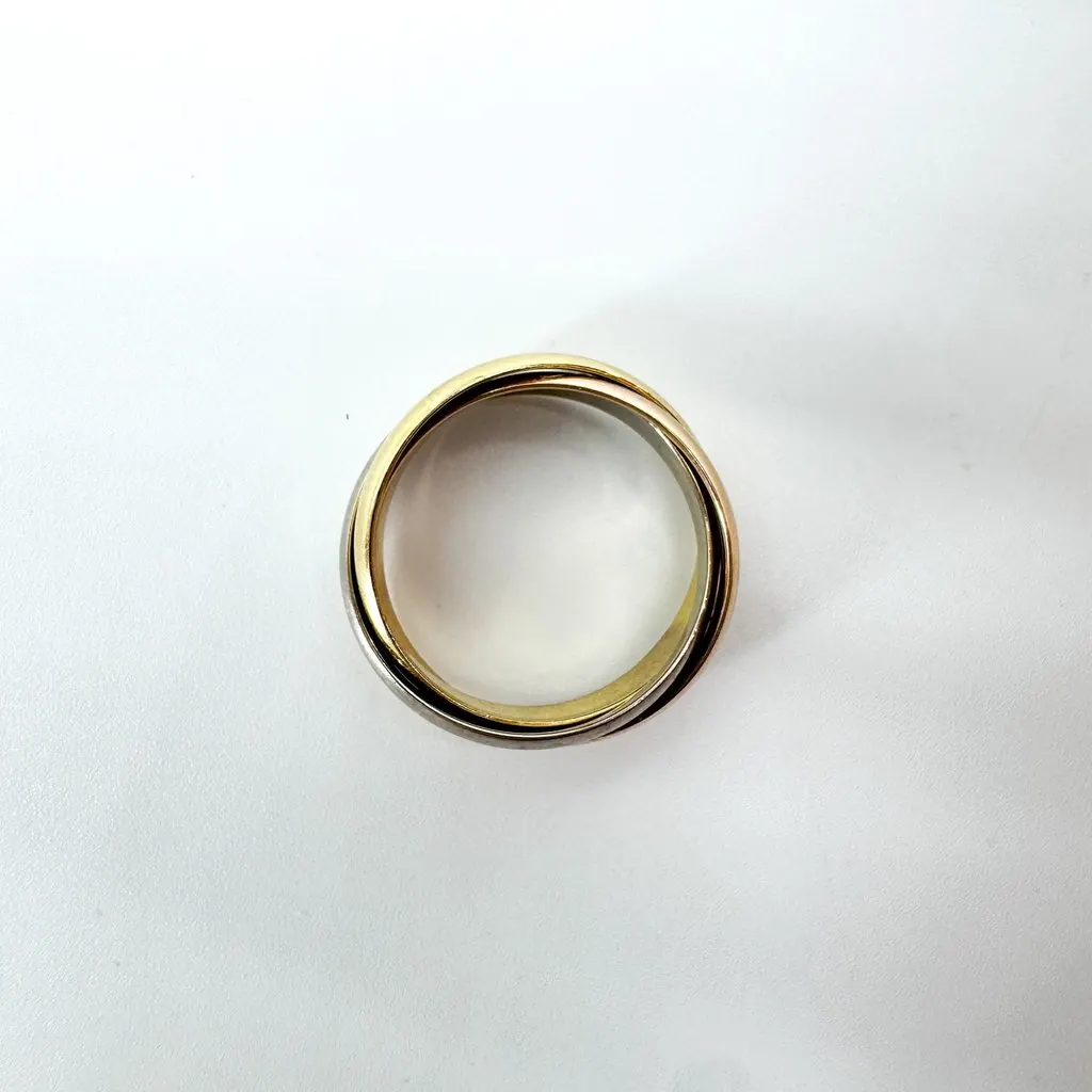 Cartier Trinity Ring Classic Gold Good - Box View