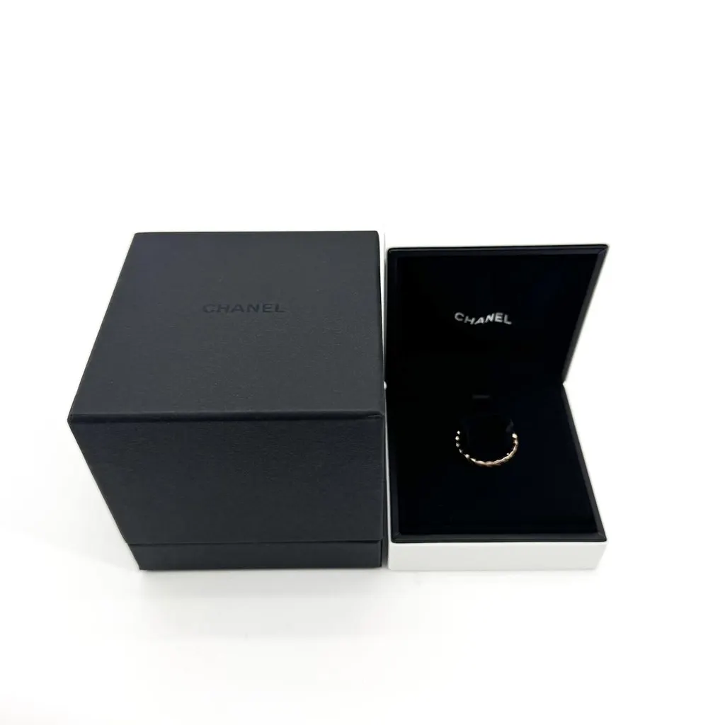 Chanel Coco Crush Ring Mini Version Beige Gold Gold Very good - Back View