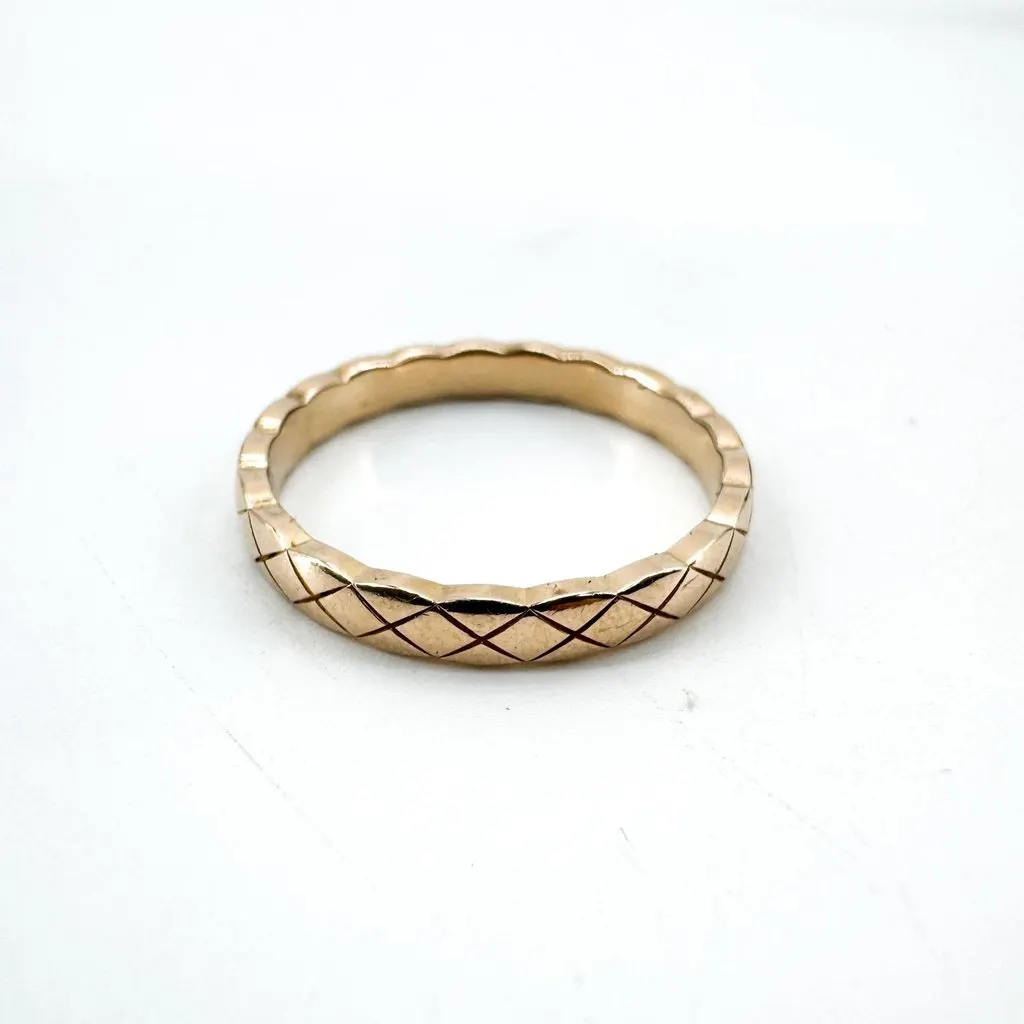 Chanel Coco Crush Ring Mini Version Beige Gold Gold Very good - Box View