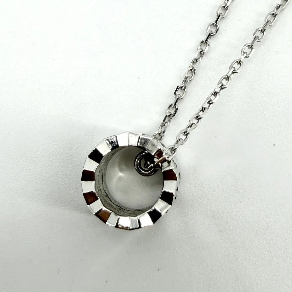 Chaumet Bee My Love White Gold Diamond Black Lacquer Pendant Necklace Black Good - Inside View