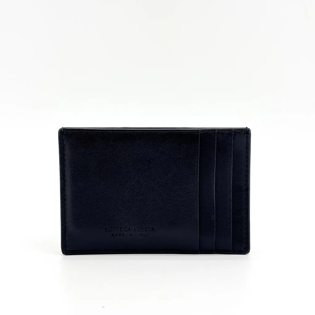 Bottega Veneta Cassette Card Case Black Black Leather Very good - Inside View