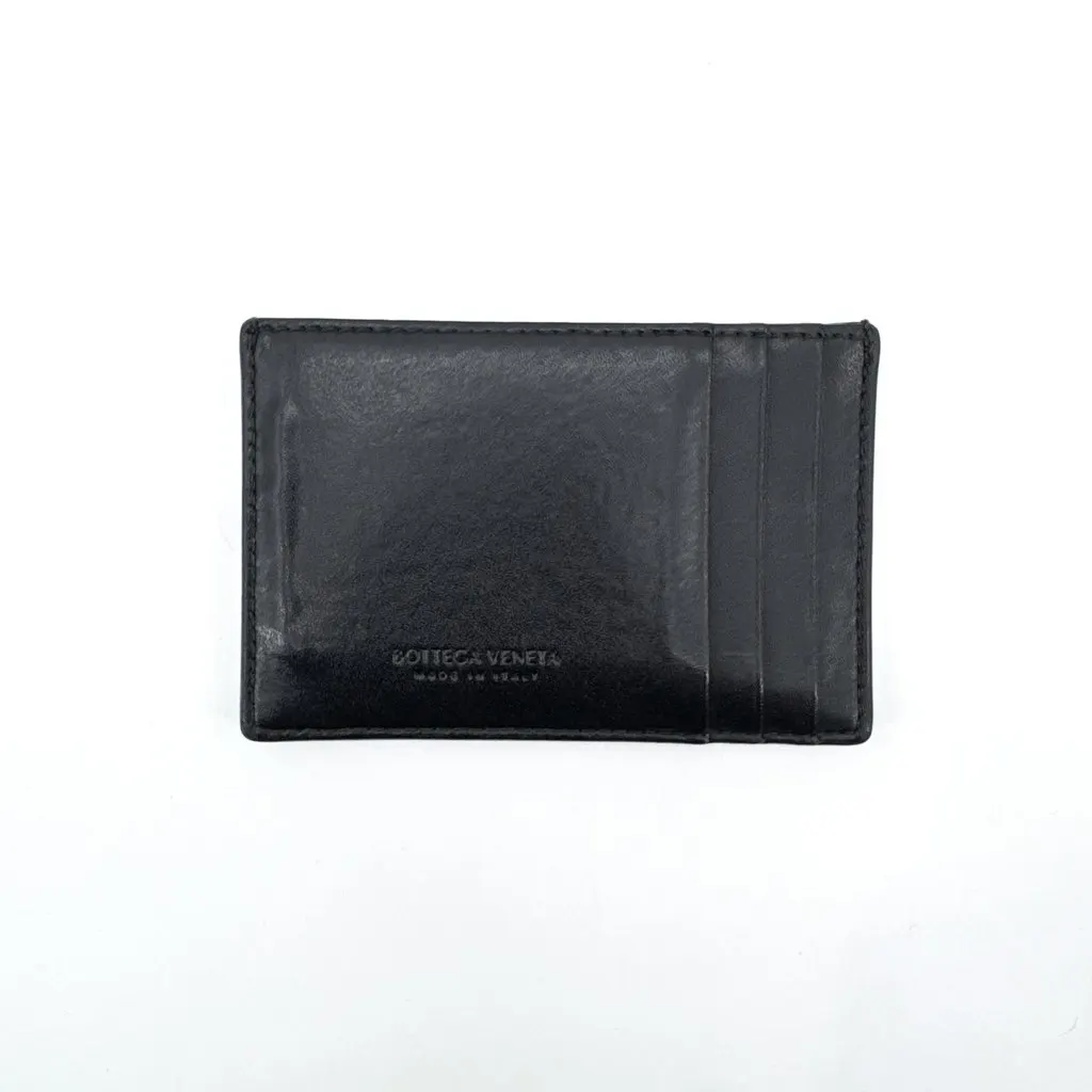 Bottega Veneta Cassette Folded Card Case Black Black Leather Very good - Inside View