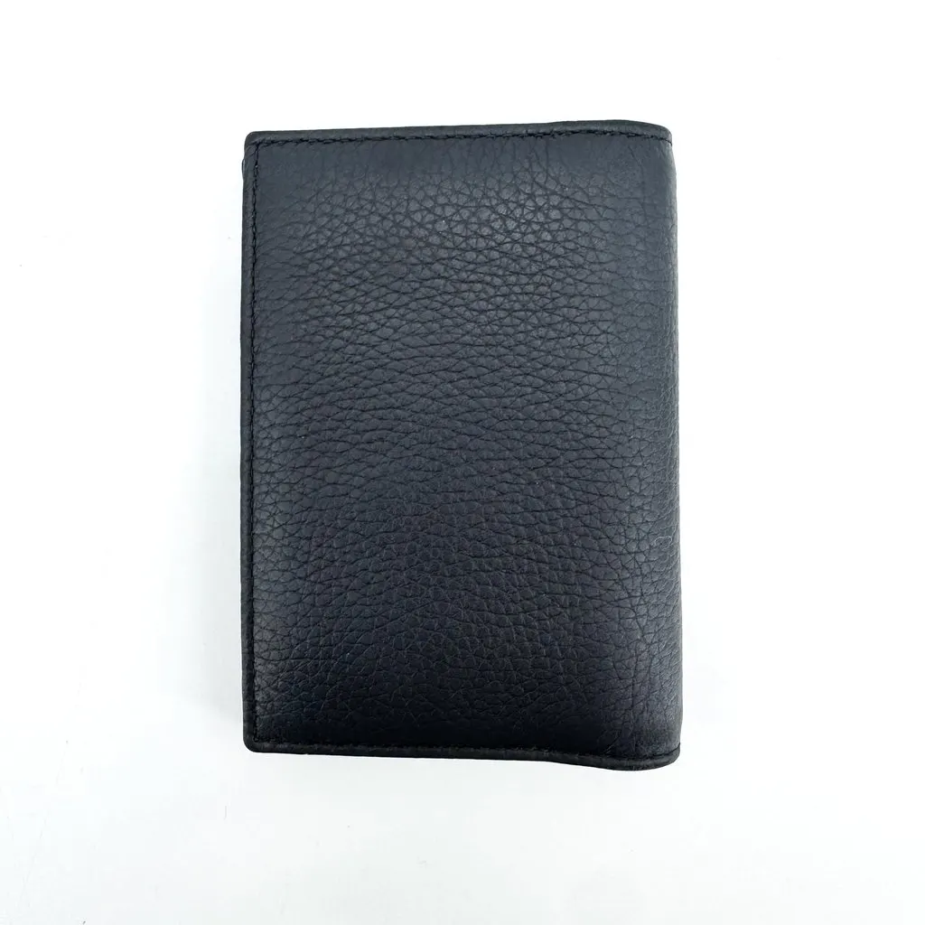 Dior Saddle Vertical Card Holder Oblique Navy Black Beige Jacquard Very good - Inside View