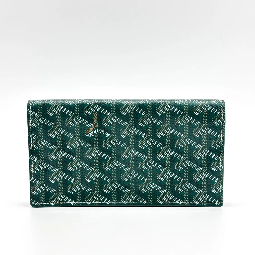 Goyard Richelieu Long Wallet Green Green Canvas Very good - Inside View