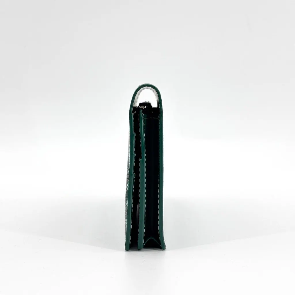 Goyard Richelieu Long Wallet Green Green Canvas Very good - Box View