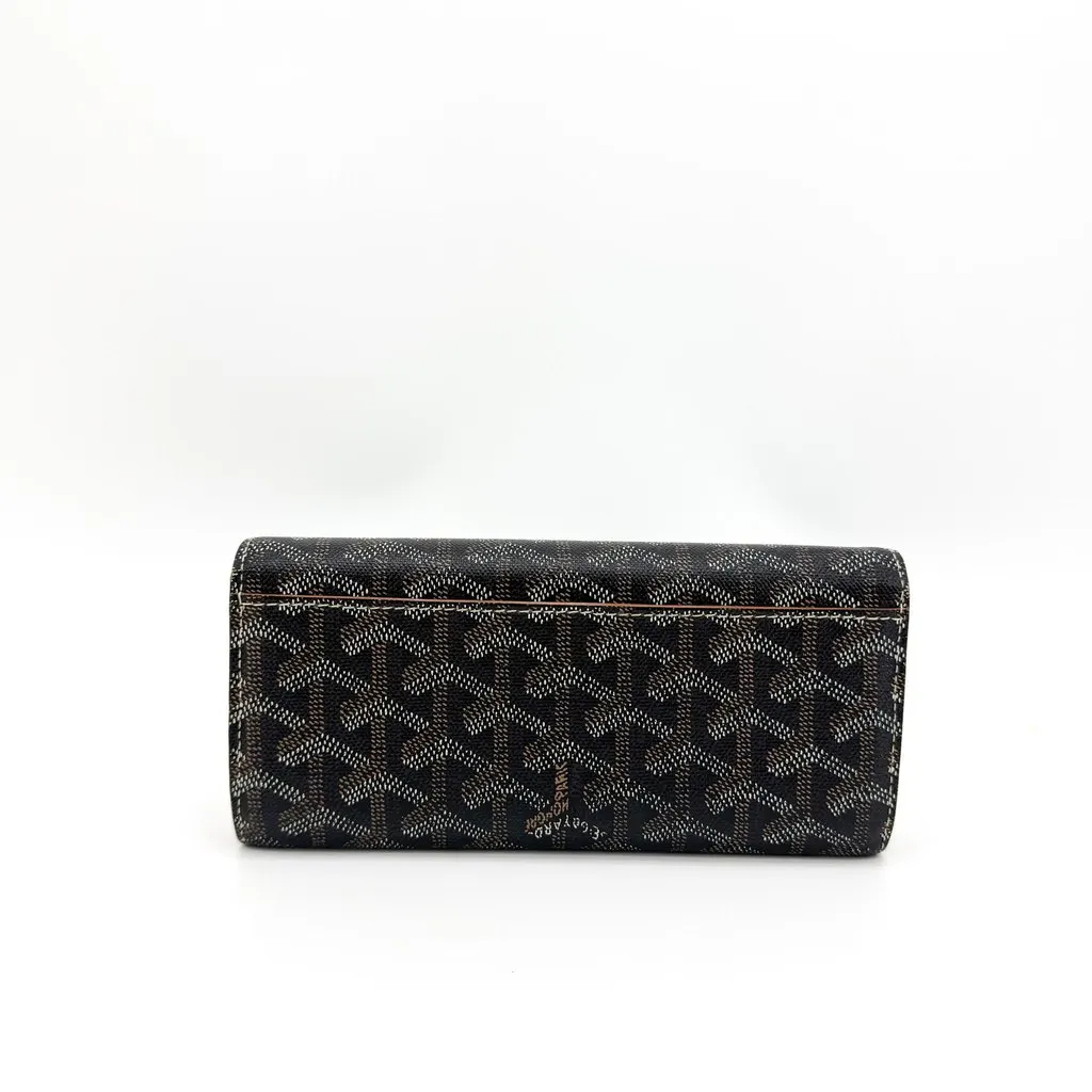 Goyard Richelieu Long Wallet Black Black Canvas Very good - Inside View
