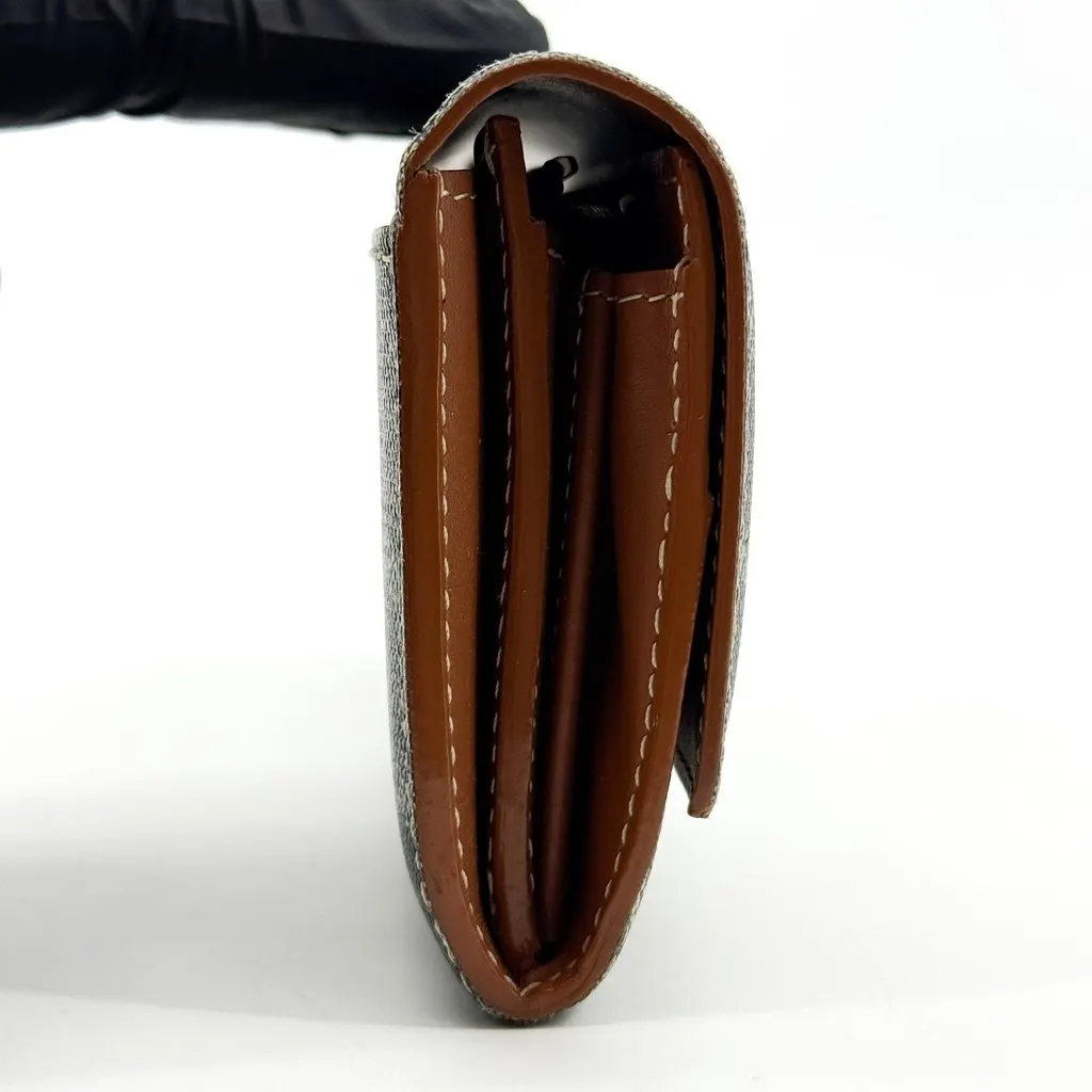 Goyard Richelieu Long Wallet Black Black Canvas Very good - Model View