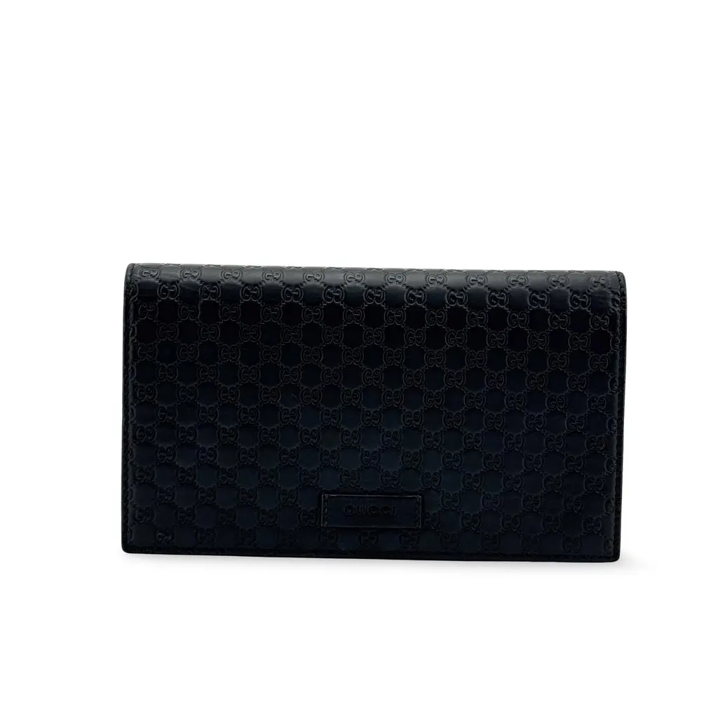 Gucci Microguccissima Long Wallet Black