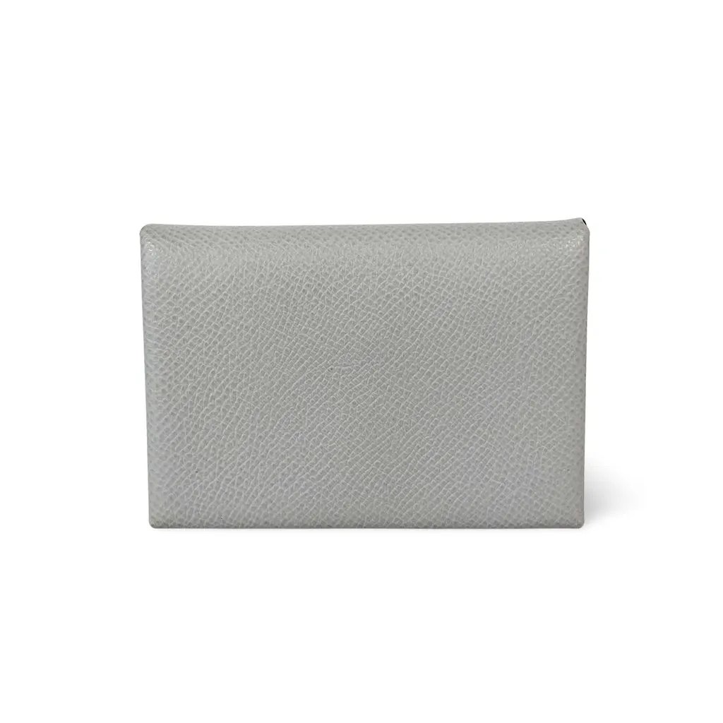 Hermès Calvi Cardholder Appsong Greece Muet MultiColor Leather Good - Front View