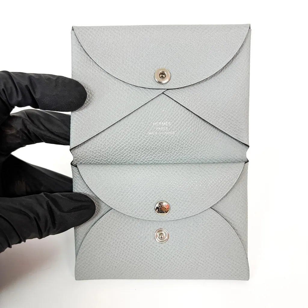Hermès Calvi Cardholder Appsong Greece Muet MultiColor Leather Good - Box View