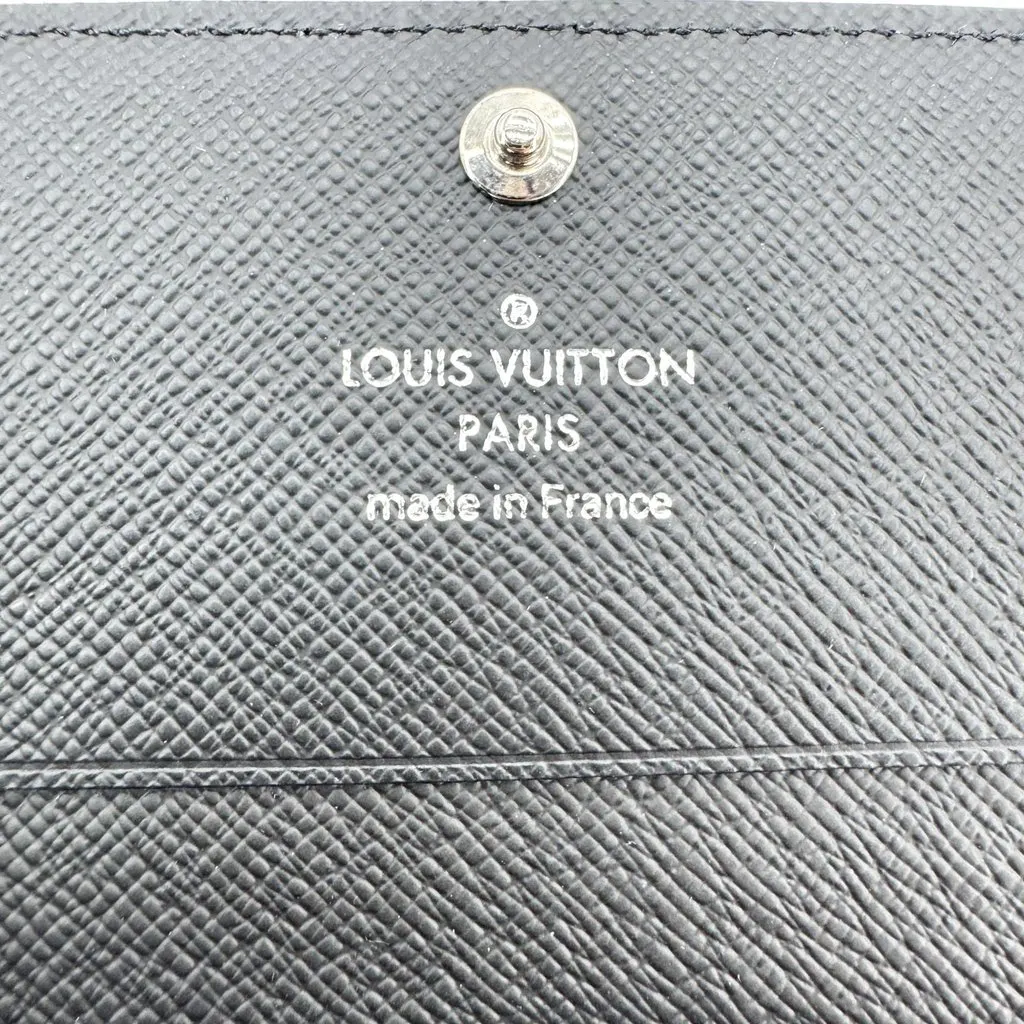 Louis Vuitton Enveloppe Cartes de Visite Damier Graphite Black Canvas Very good - Box View