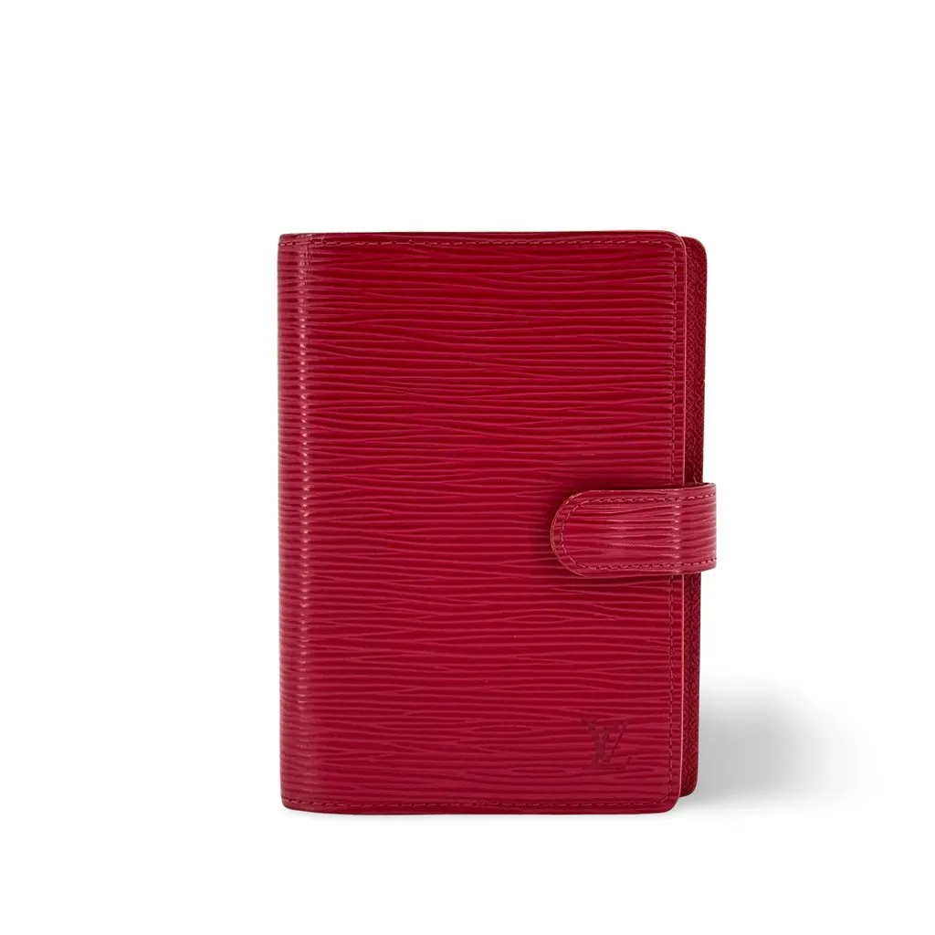 Louis Vuitton Epi Agenda PM Red Red Leather Good - Front View