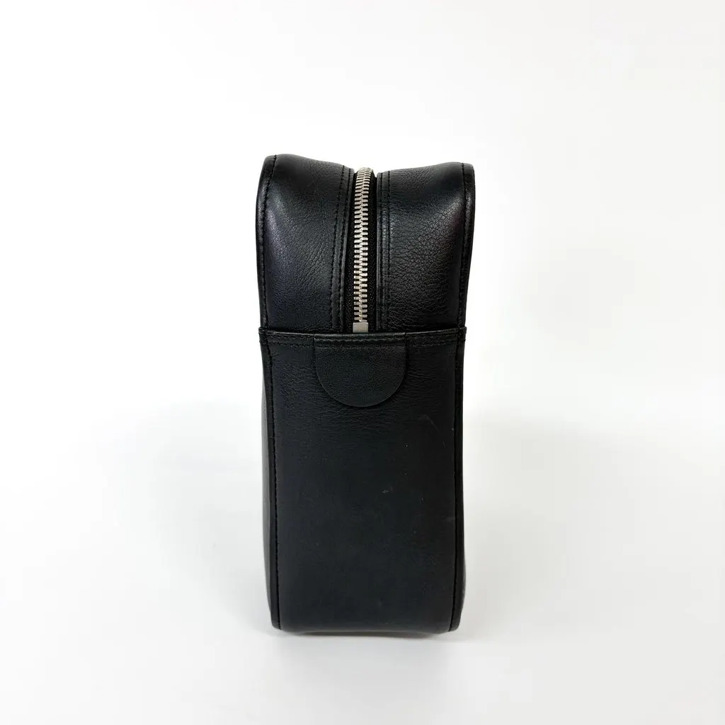 Balenciaga Logo Triangle Small Duffle Bag Black Black Leather Good - Box View