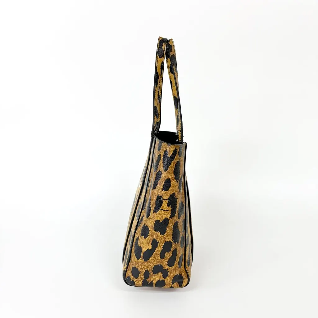 Balenciaga XS Everyday Leopard Tote Bag MultiColor Leather Very good - Inside View