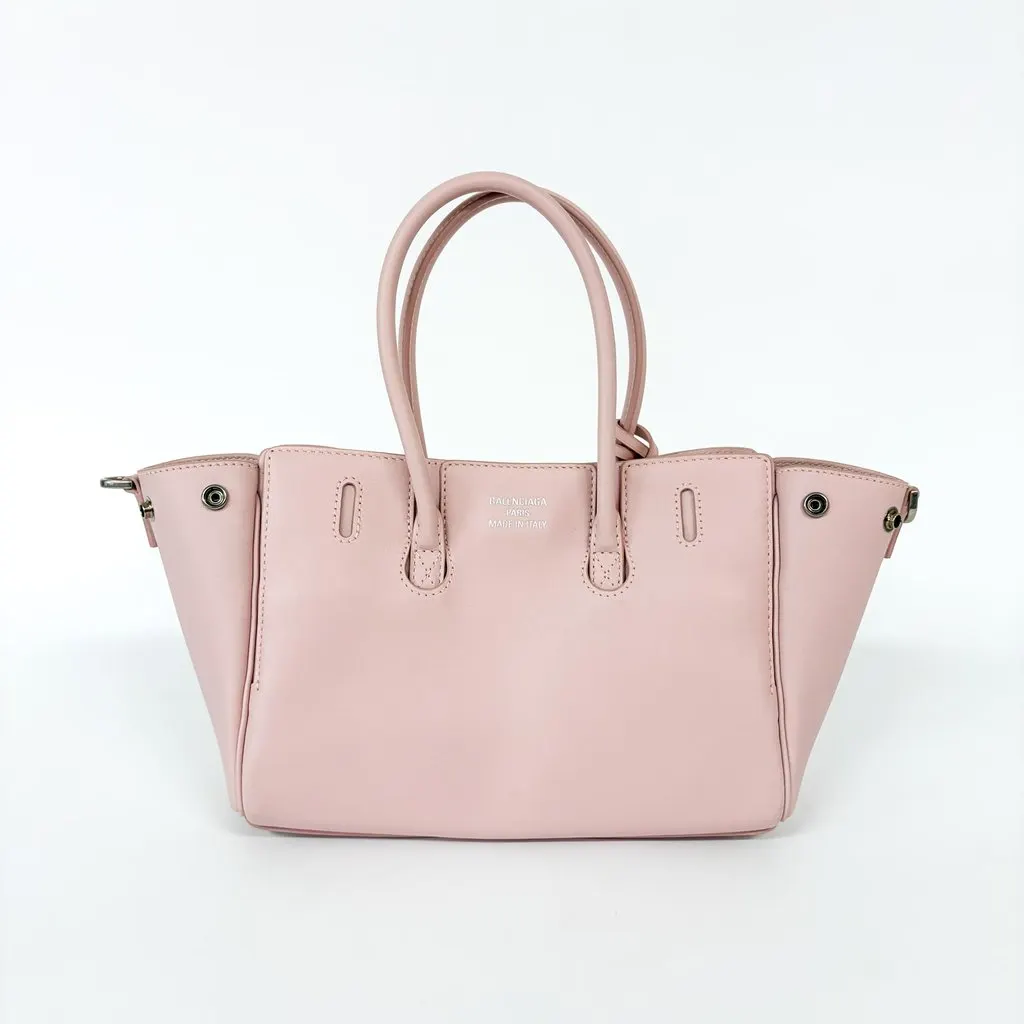 Balenciaga Papier A4 Side Zip Pocket Tote Bag Pink MultiColor Leather Very good - Inside View