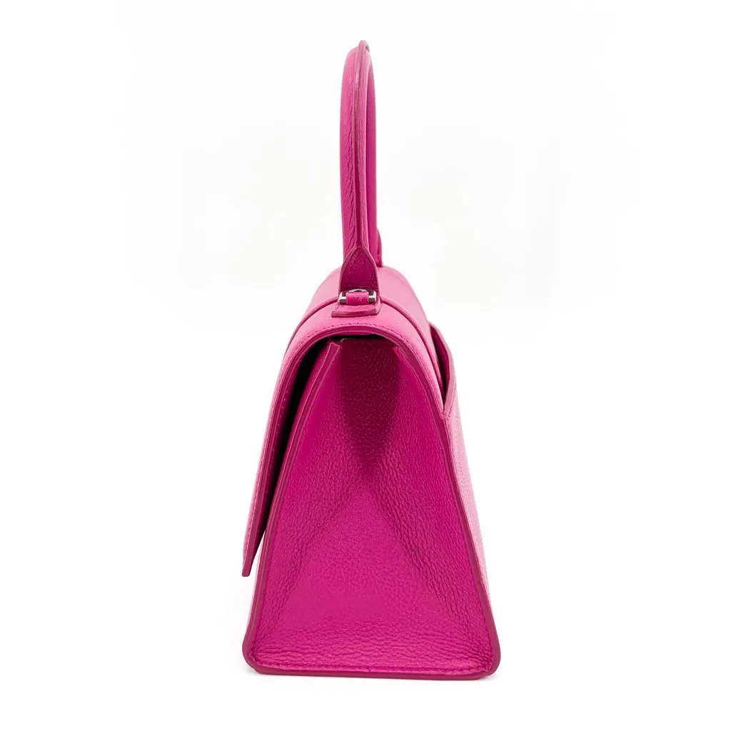 Balenciaga Hourglass XS Top Handle Bag Fuchsia MultiColor Leather Very good - Model View