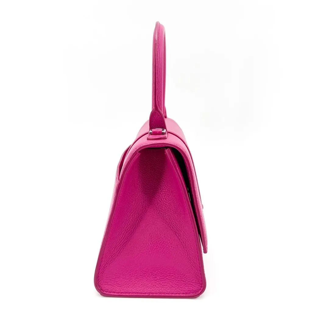 Balenciaga Hourglass XS Top Handle Bag Fuchsia MultiColor Leather Very good - Box View