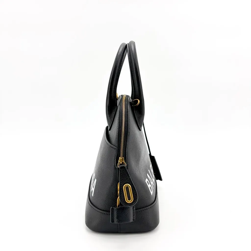 Balenciaga Bill Top Handle Bag Small Black Black Leather Very good - Inside View