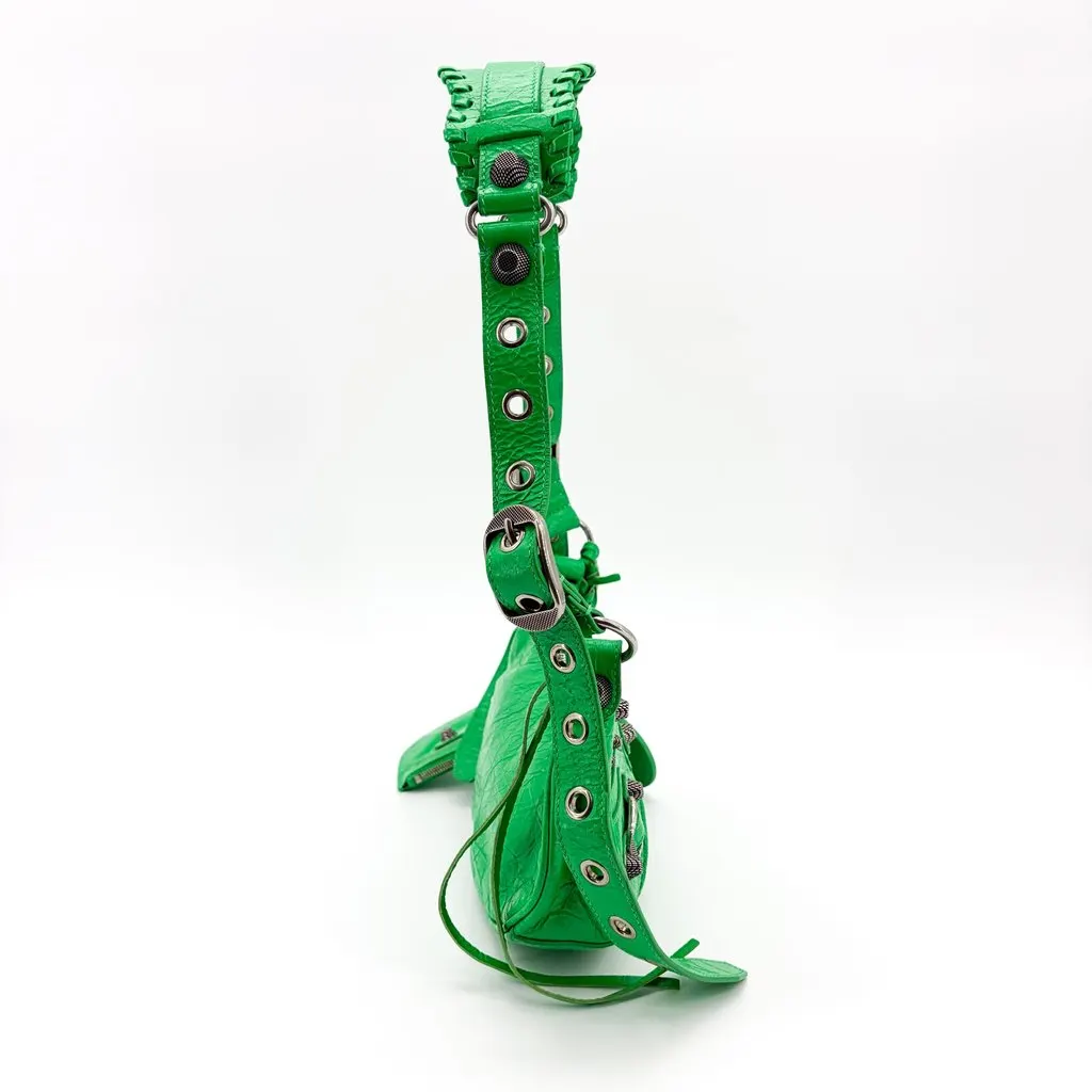Balenciaga Le Cagol XS Shoulder Bag Bright Green Green Leather Good - Box View