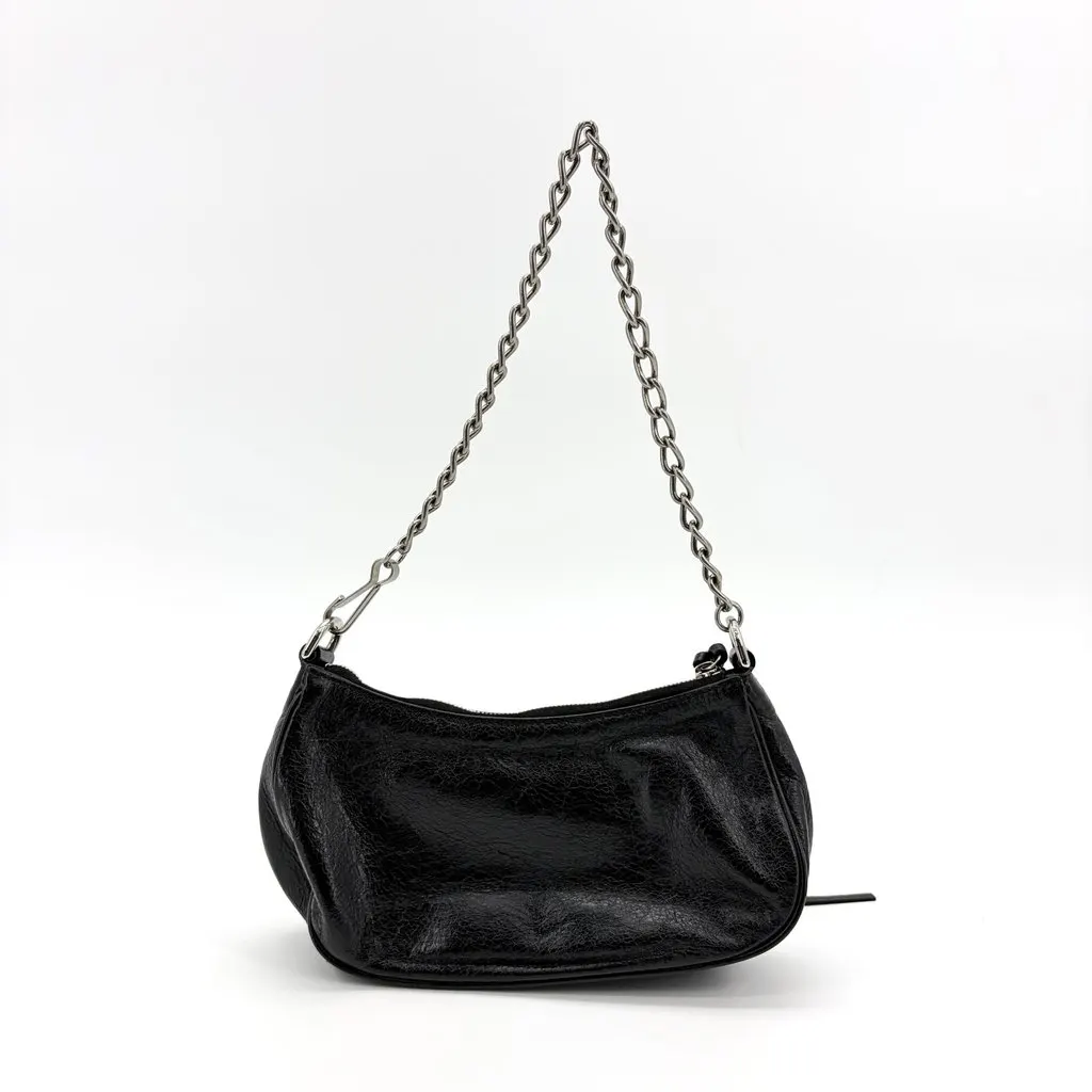 Balenciaga Le Cagol Mini Chain Shoulder Bag Black Black Leather Very good - Inside View