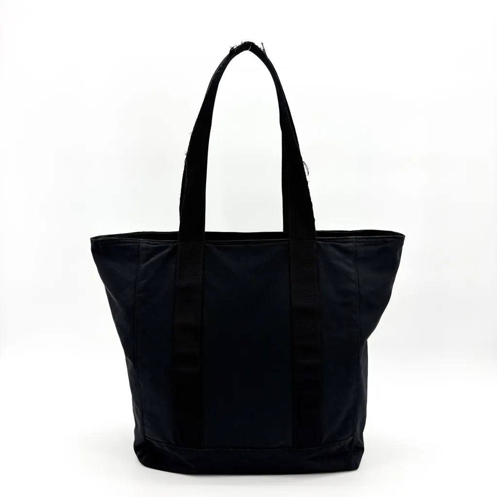 Balenciaga Explorer Tote Bag Black Black Canvas Fair - Back View