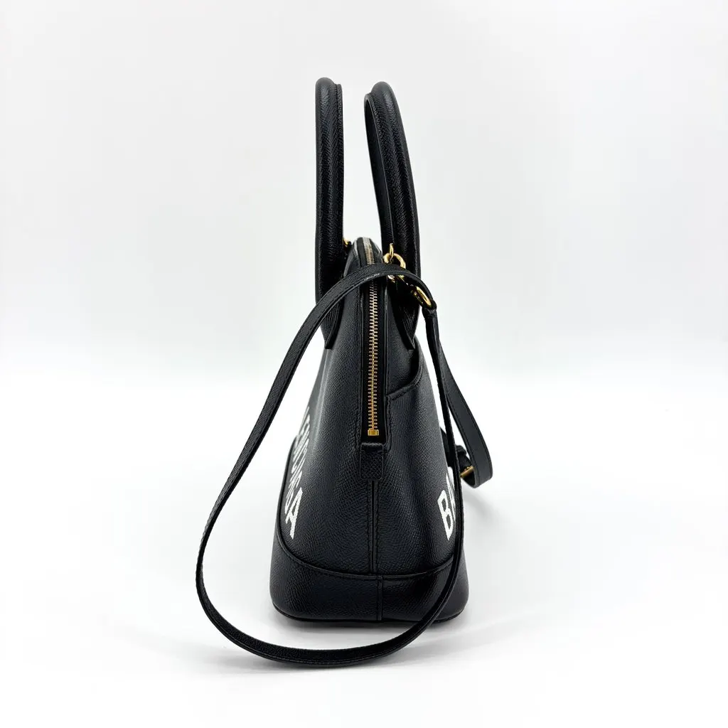 Balenciaga Ville Top Handle S Black Black Leather Very good - Model View
