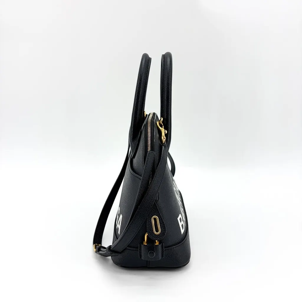 Balenciaga Ville Top Handle S Black Black Leather Very good - Box View