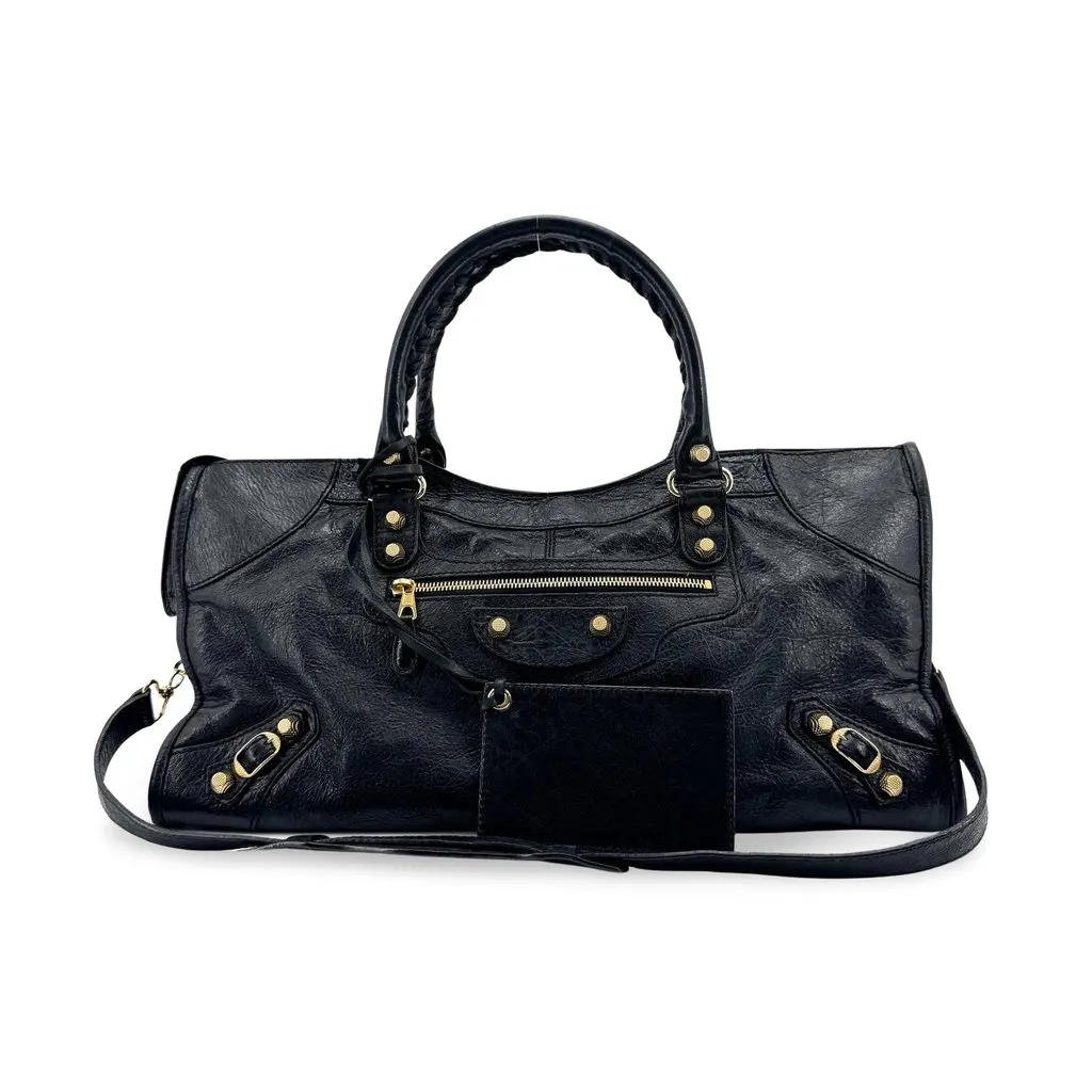 Balenciaga Giant 12 City Medium Gold Black