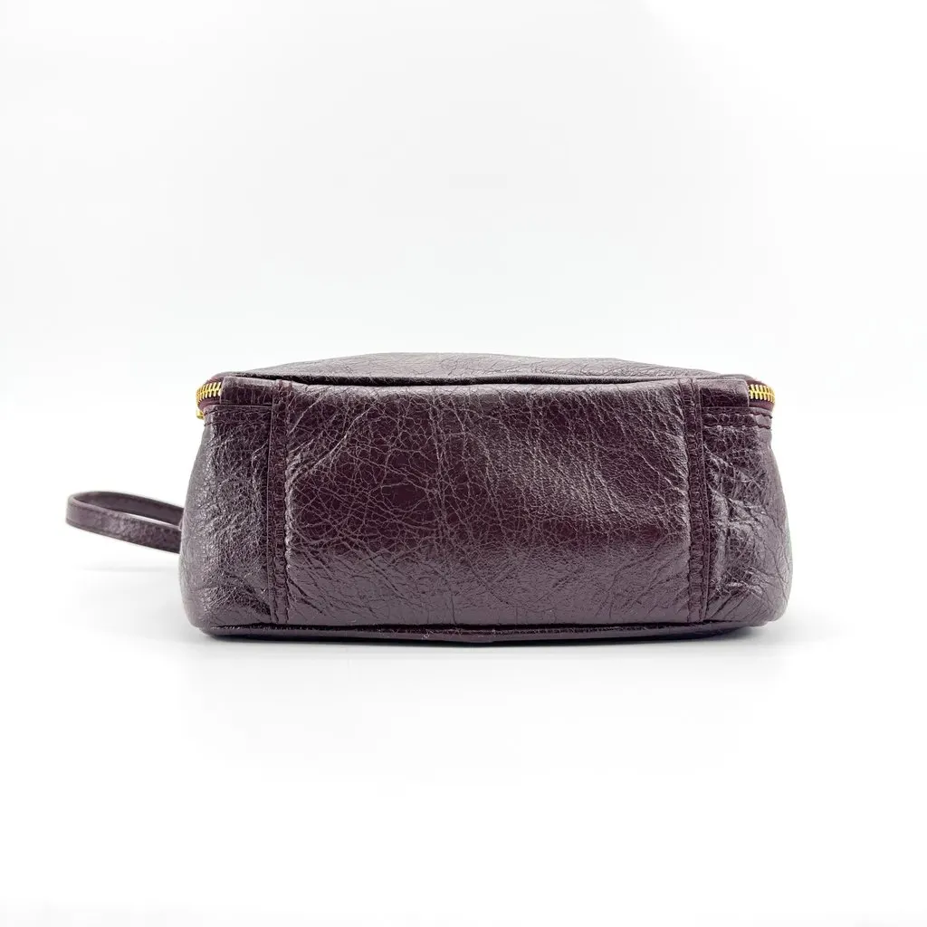Balenciaga Blanket Square XS Tote Bag Burgundy Burgundy Leather Very good - Box View