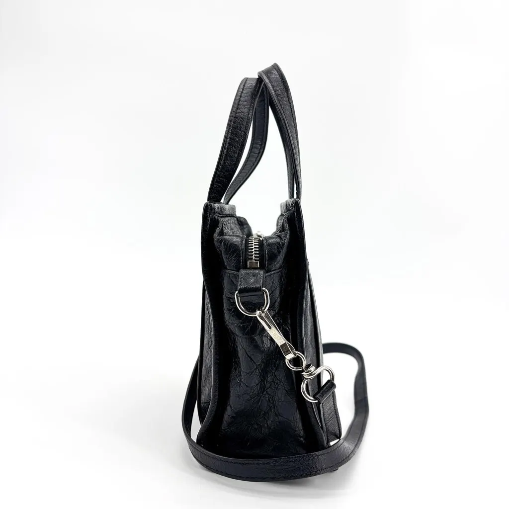 Balenciaga Bazar Shopper XS Black Black Leather Good - Box View