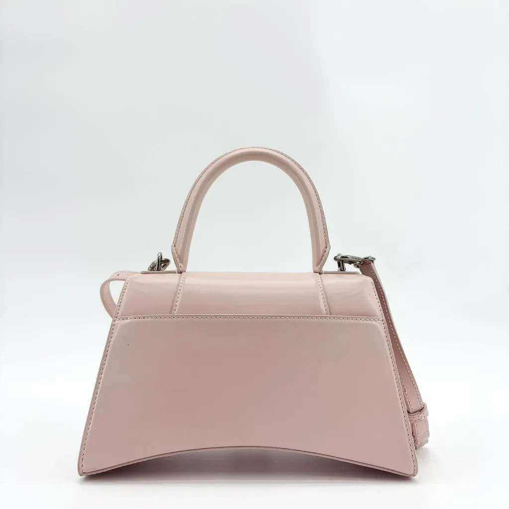 Balenciaga Hourglass XS Top Handle Bag Pink Pink Leather Very good - Inside View