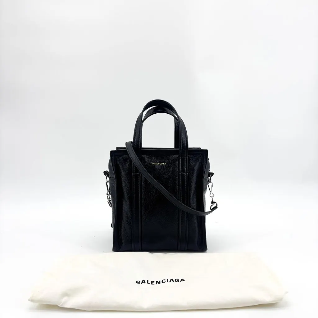 Balenciaga Everyday XXS Tote Bag Black Black Leather Very good - Back View