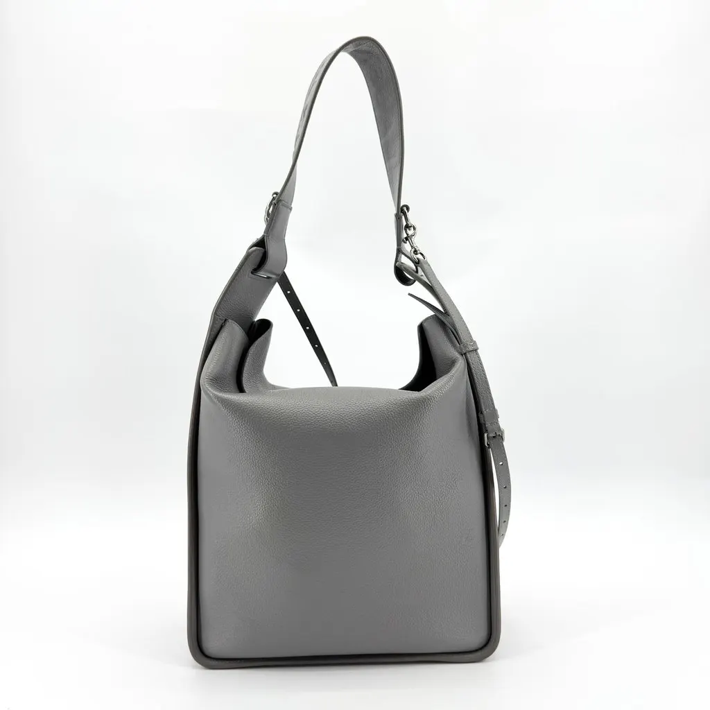 Balenciaga Tool 2.0 Small North-South Tote Bag Grey MultiColor Leather Good - Inside View