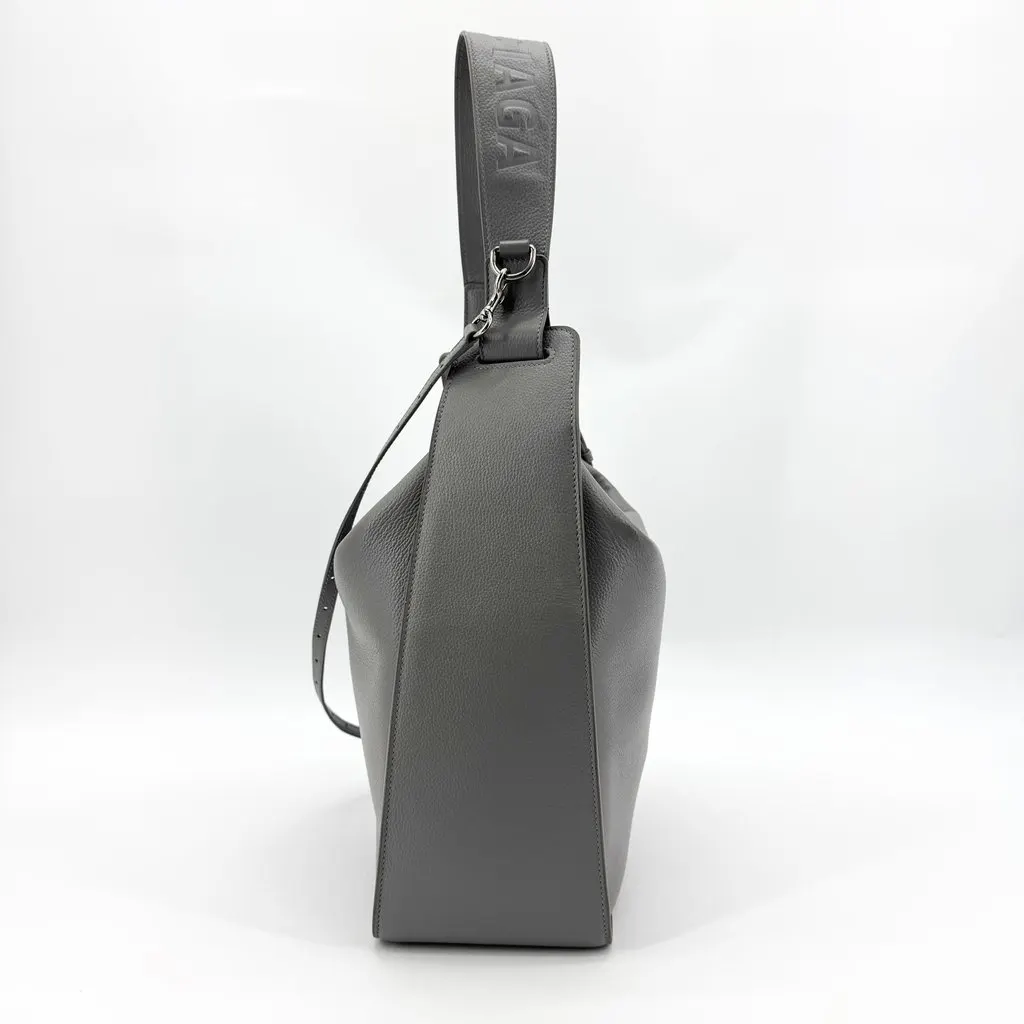 Balenciaga Tool 2.0 Small North-South Tote Bag Grey MultiColor Leather Good - Model View