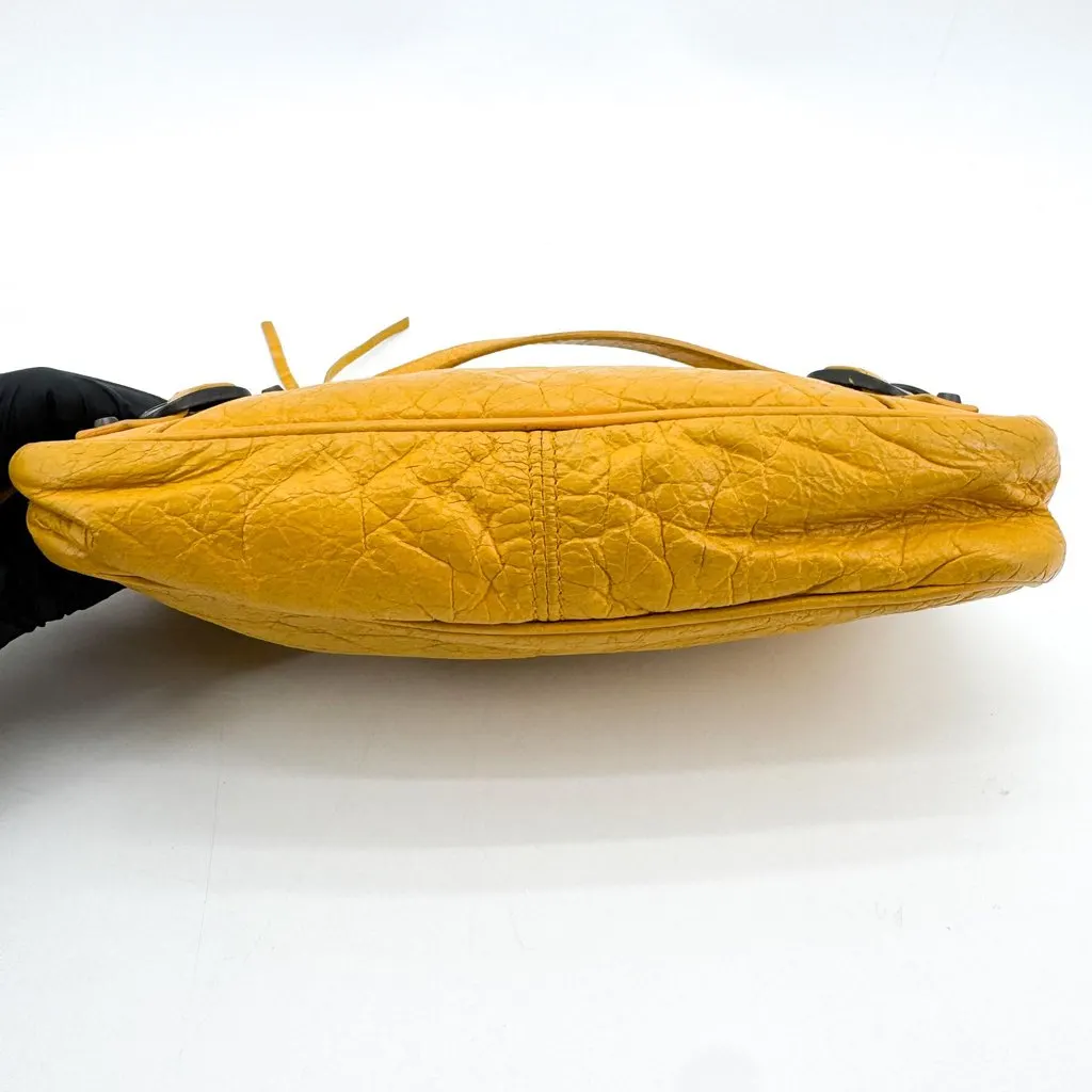 Balenciaga Classic Hip Shoulder Bag Yellow Yellow Leather Good - Box View