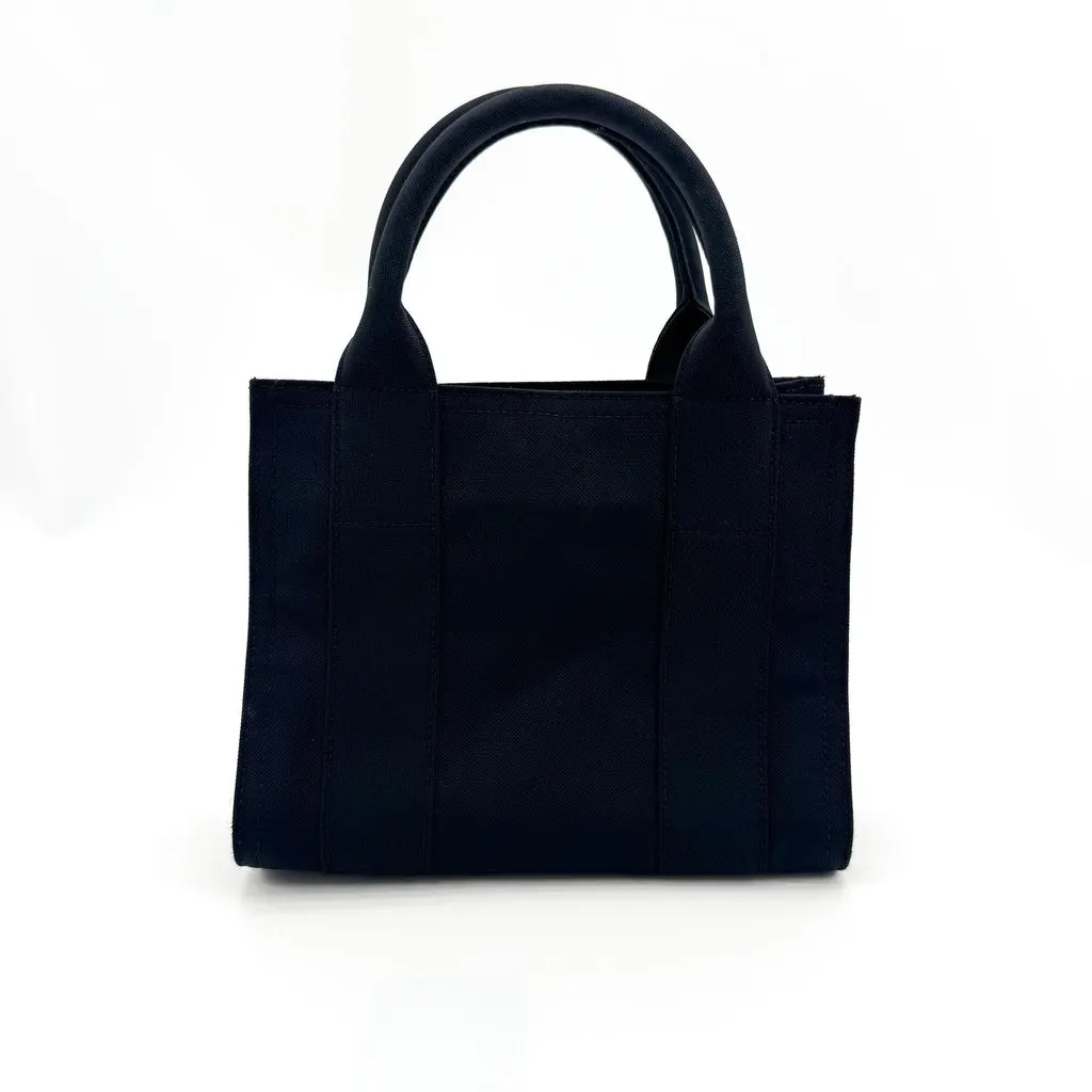 Balenciaga Hardware XS Tote Bag Black Black Canvas Good - Inside View