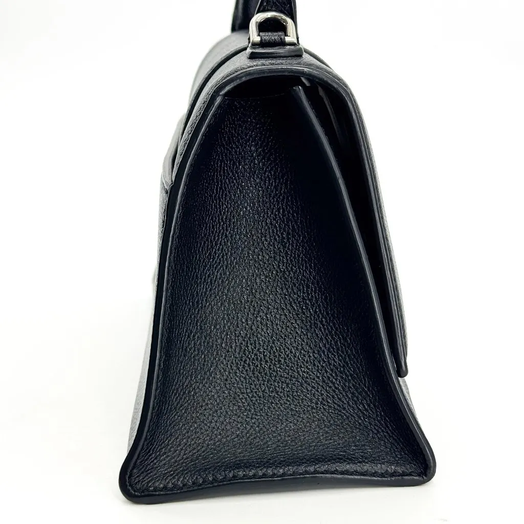 Balenciaga Hourglass XS Top Handle Bag Black Black Leather Very good - Box View
