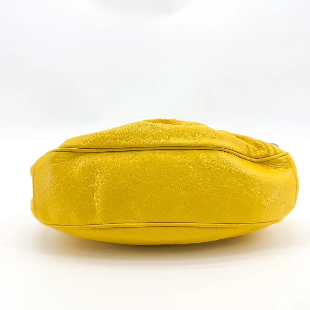 Balenciaga Le Cagole XS Shoulder Bag Yellow Yellow Leather Good - Box View