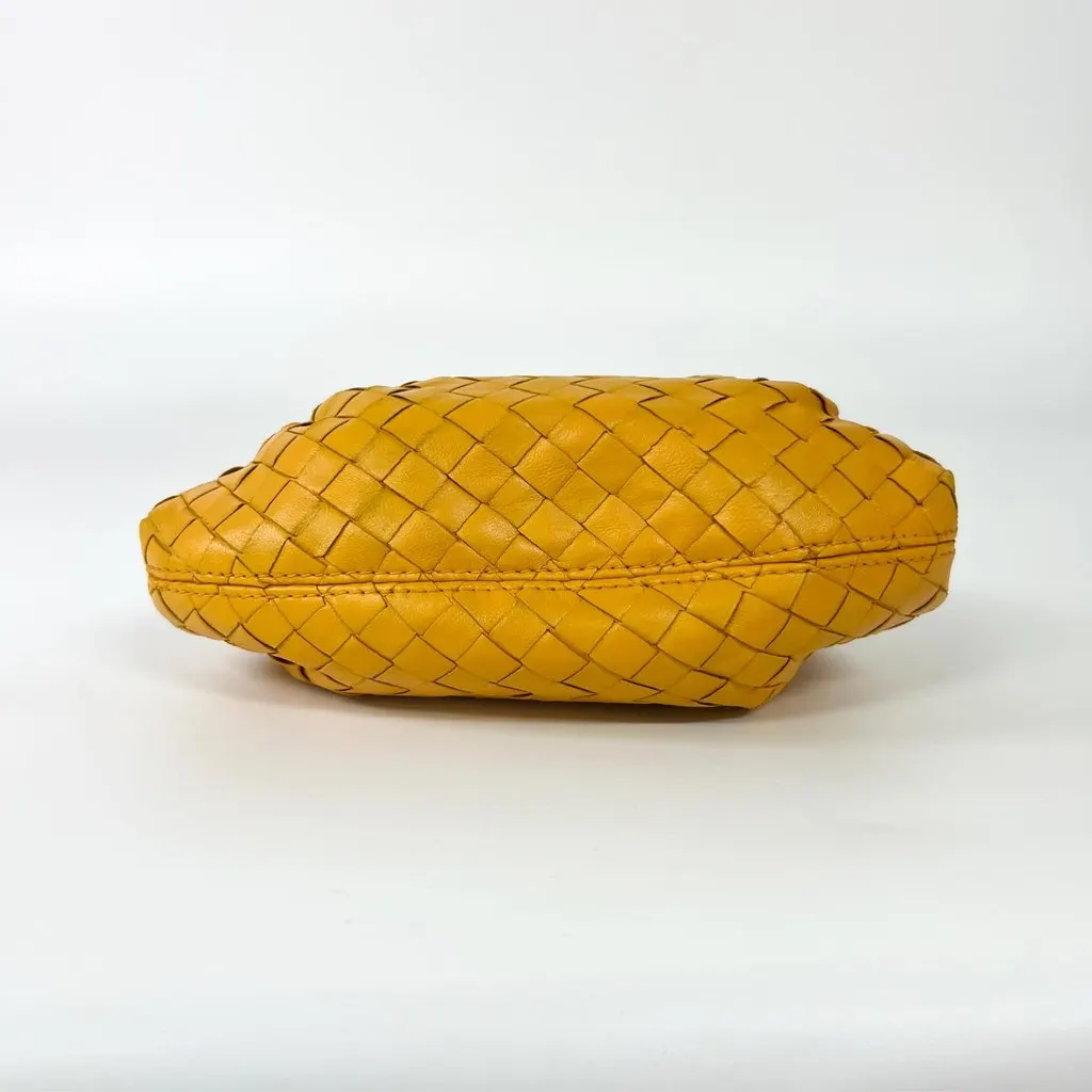 Bottega Veneta Vintage Intrecciato Weaving Bag Mustard Yellow Leather Good - Box View
