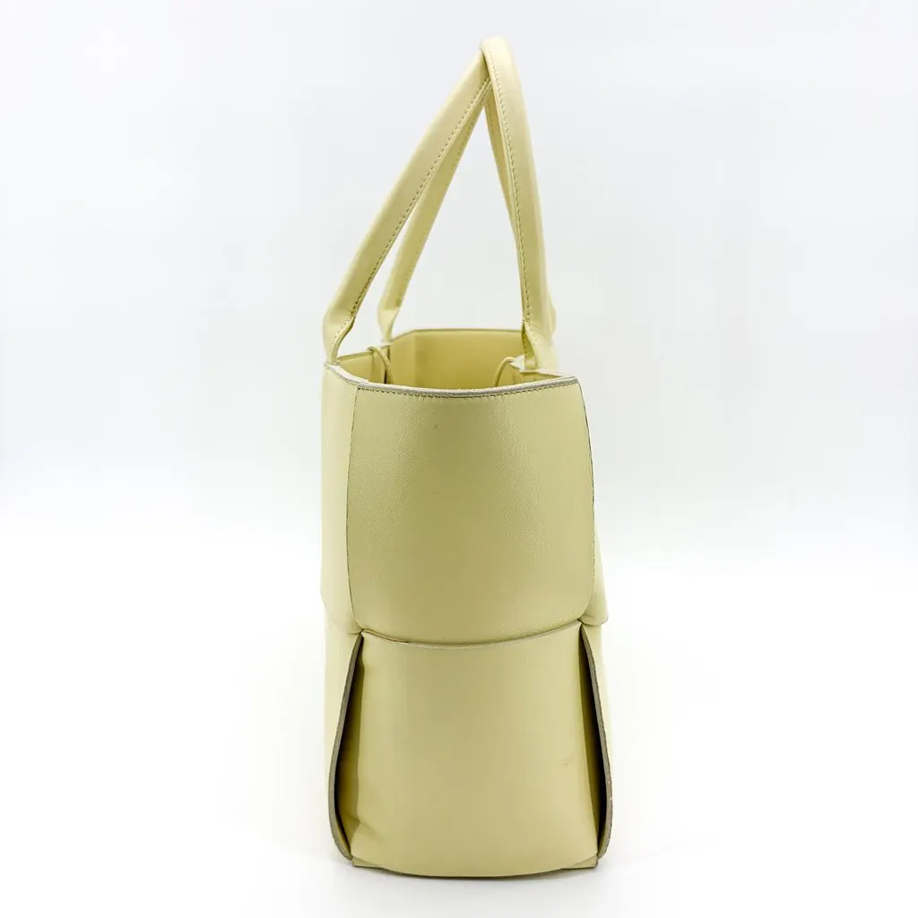 Bottega Veneta Small Arco Tote Bag Pale Yellow Yellow Leather Very good - Box View