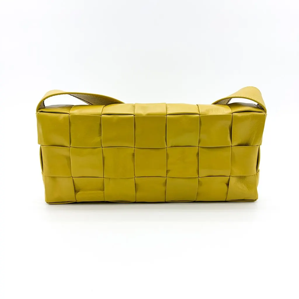 Bottega Veneta Cassette Bag Yellow Yellow Leather Very good - Inside View