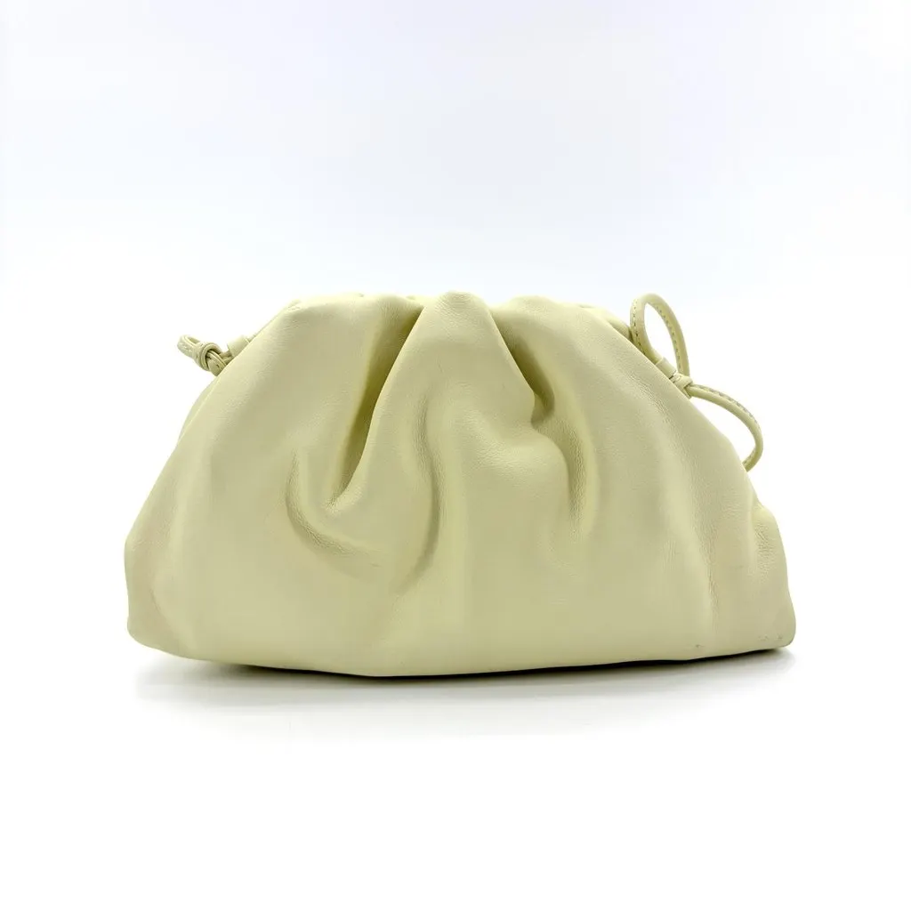 Bottega Veneta Mini Pouch Cream MultiColor Leather Good - Inside View