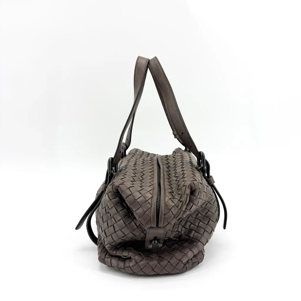 Bottega Veneta Intrecciato Montaigne Bag Ebano Brown Brown Leather Good - Box View