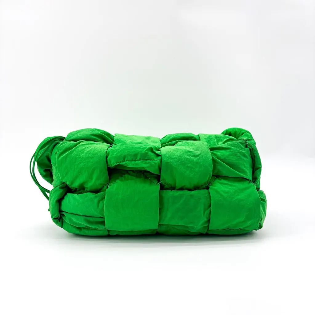 Bottega Veneta Padded Tech Cassette Bag Parakeet Green Polyamide Good - Inside View