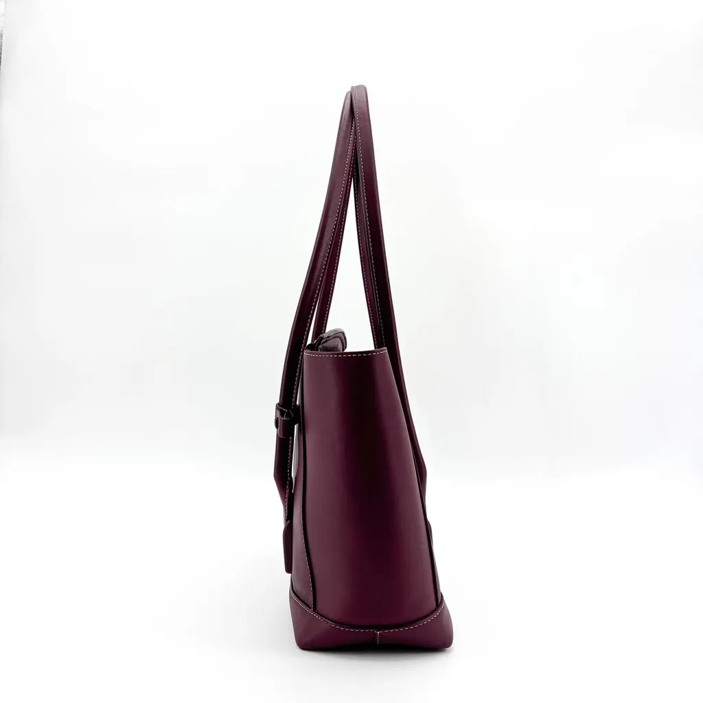 Bottega Veneta Medium Arco Tote Bag Burgundy Burgundy Leather Good - Box View